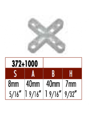 Distanziatori 8 mm. Raimondi  