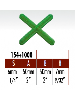 Distanziatori 6 mm. Raimondi 200 pz