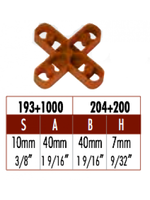 Distanziatori 10 mm. Raimondi