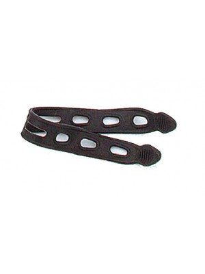 Set 4 elastici al silicone nero per ginocchiere art. 46